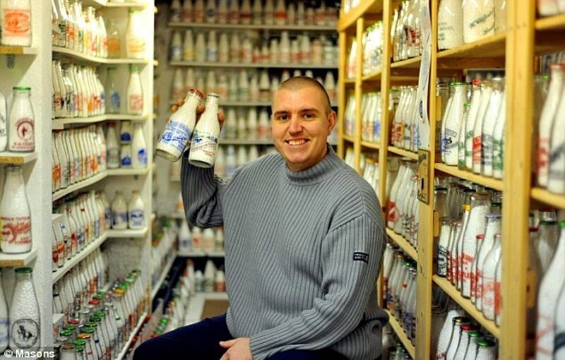 Коллекционирование бутылок из-под молока