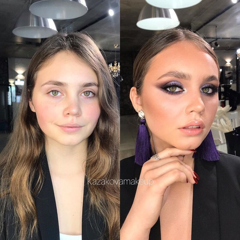 Тело до и после макияжа thumbnail