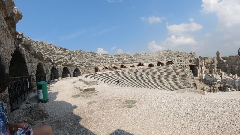 Достопримечательности Сиде. Античный Театр в Сиде. Турция