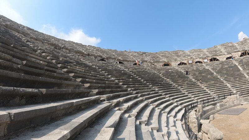 Достопримечательности Сиде. Античный Театр в Сиде. Турция