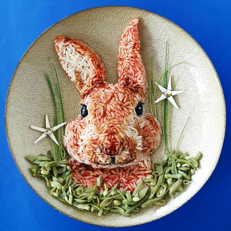 7. Счастливый кролик (греческая паста с томатным соусом и фасолью)