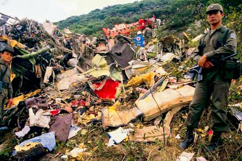30 лет назад в ноябре 1989 года в небе над столицей Колумбии взорвался самолет, что было спланирован