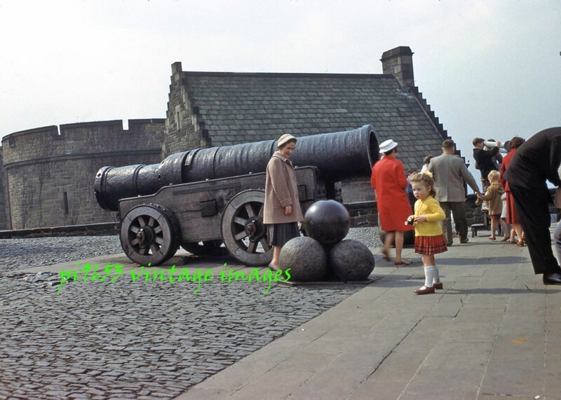 "Царь-пушка" (Mons Meg Cannon) в Эдинбургском замке, Шотландия, 1950-е: