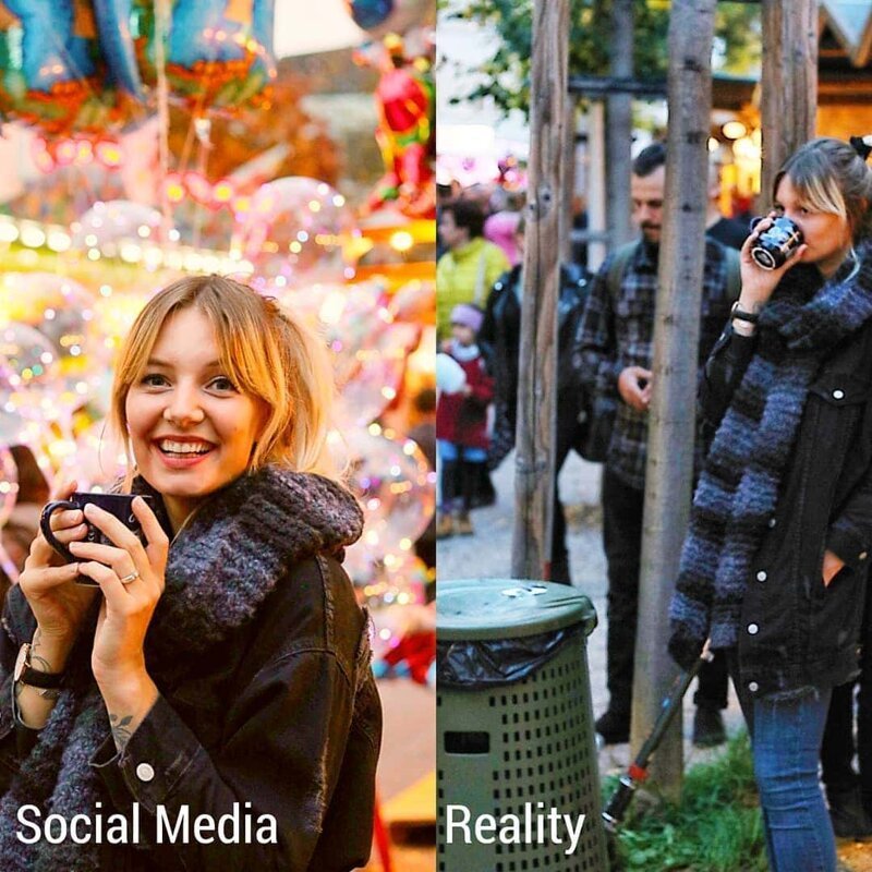 Позитивный инстаграммер показывает правду о фотографиях в социальных сетях