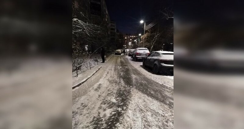 Коммунальщики всю ночь будут убирать снег в Петербурге