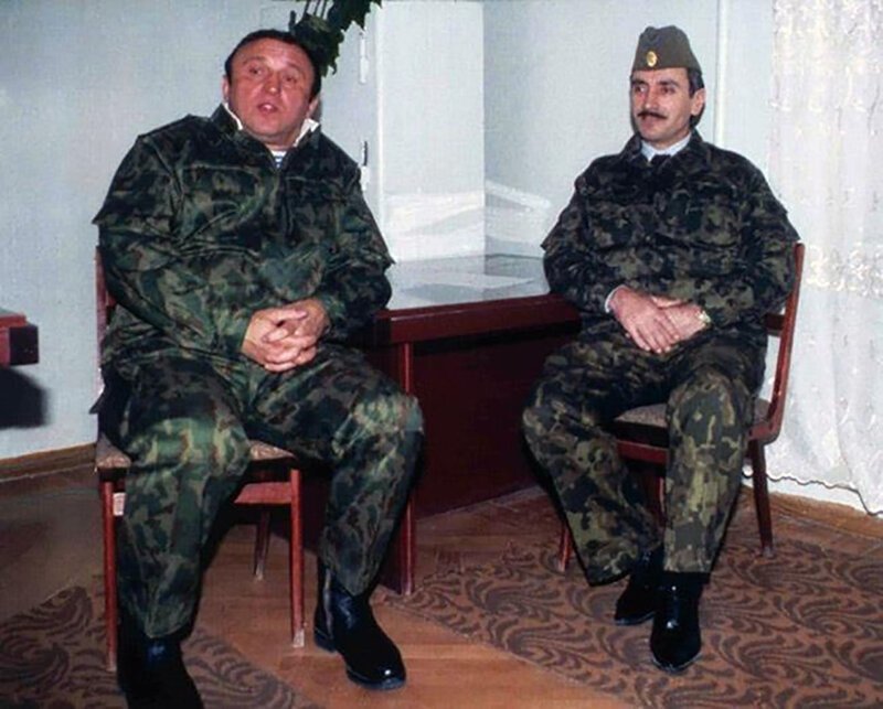 Павел Грачев и Джохар Дудаев,  4 декабря 1994 года