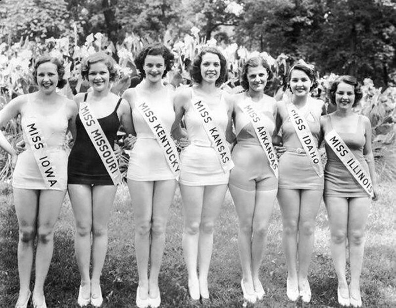 Финалистки конкурса Мисс Америка, 1933 г. 