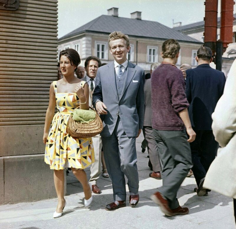 Варшавские модники по другую сторону "железного занавеса", 1959: 