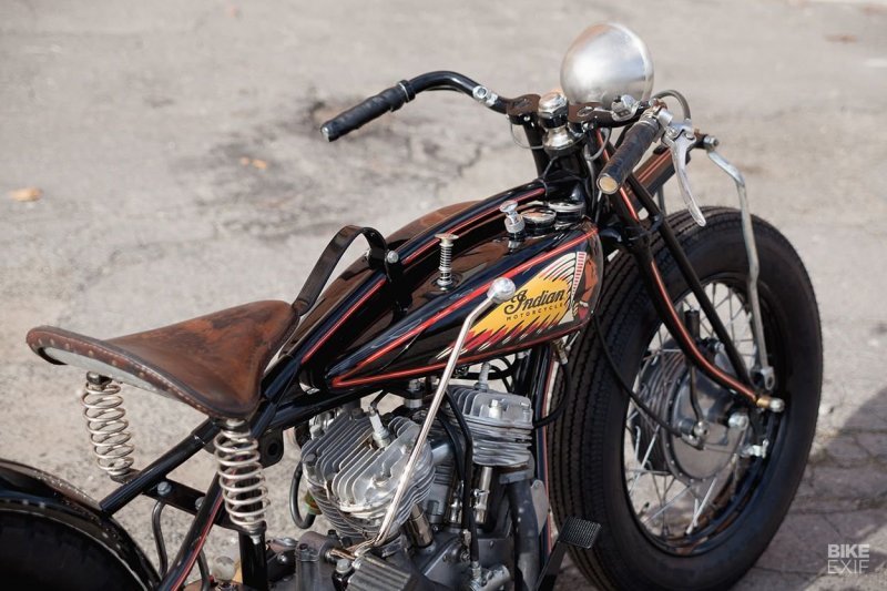 Herzbube Motorcycles: кастом-байк Indian Scout 101