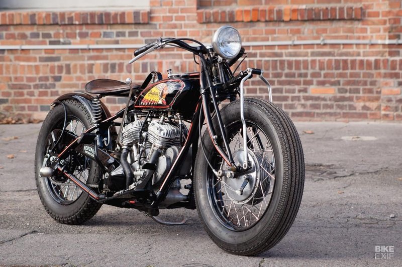 Herzbube Motorcycles: кастом-байк Indian Scout 101