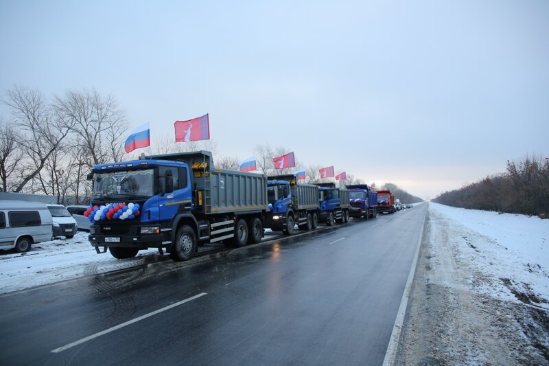 В Волгоградской области открыли новую дорогу между Алексеевкой и Урюпинском