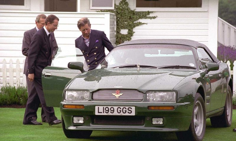 Aston Martin с сахарницей в салоне, принадлежавший принцу Чарльзу выставлен на аукцион