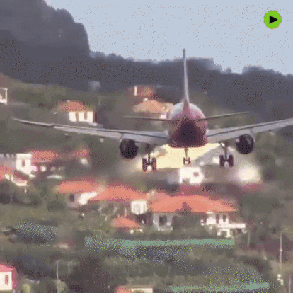 Посадка при сильном боковом ветре