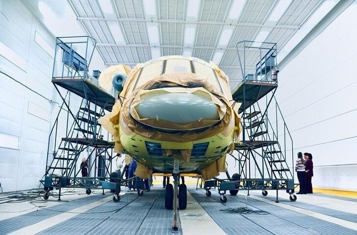 Улан-Удэнский авиазавод запустил в работу новый окрасочный корпус