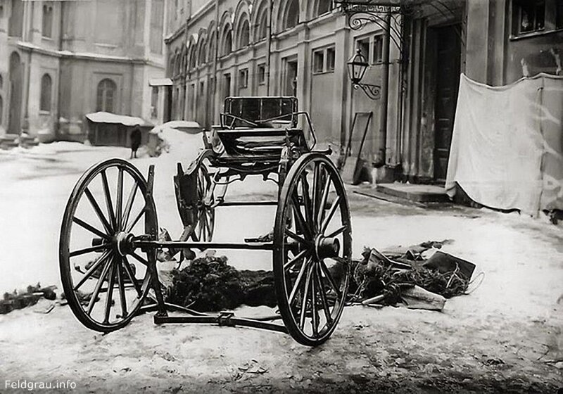  Карета великого князя Сергея Александровича после взрыва бомбы террориста Ивана Каляева, 17 февраля 1905 