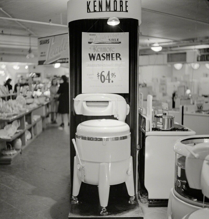 1941 год. Магазин Sears Roebuck, Сиракузы, Нью-Йорк. 
