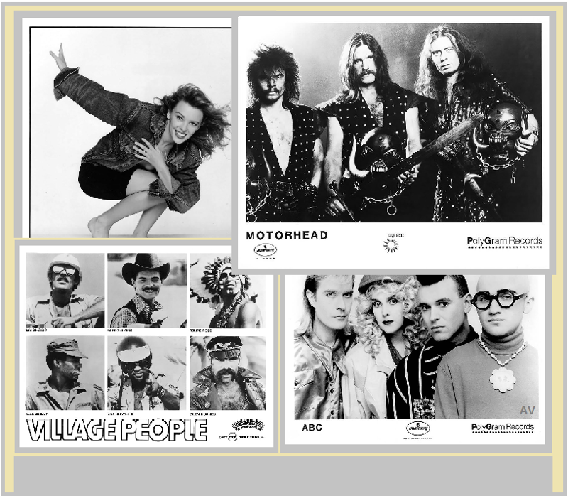 Pop & Rock Music. Фотографии 1980-х