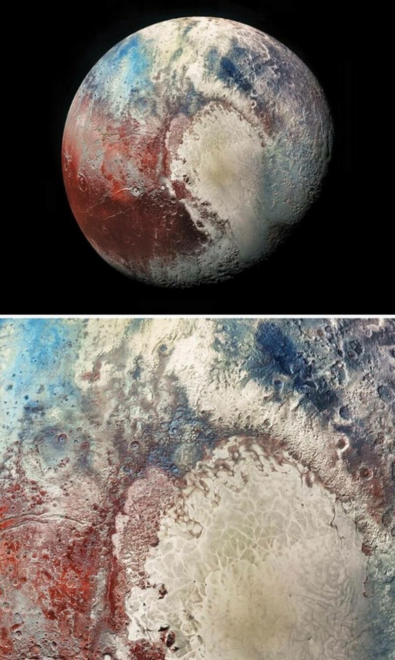 Фото Плутона в разрешении 8К.