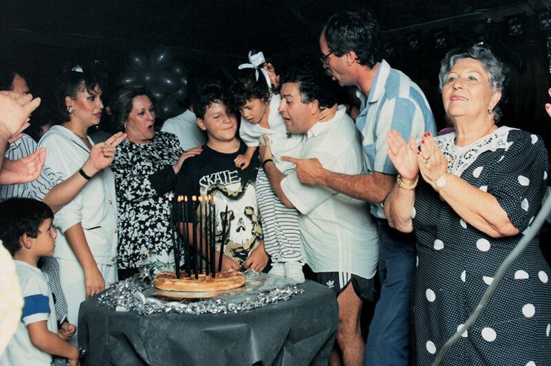  День рождения сына, поместье «Асьенда Наполес», 1989 год