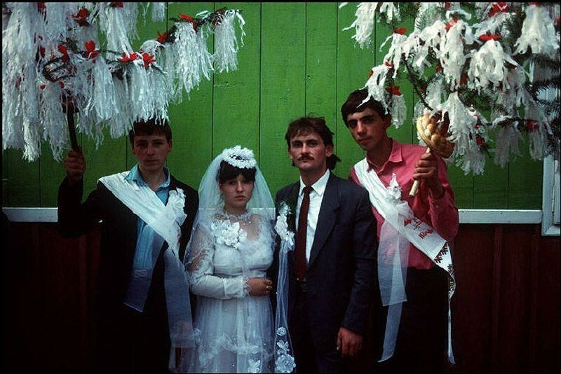 Деревня Черешенка. Сельская свадьба. 1988 год.