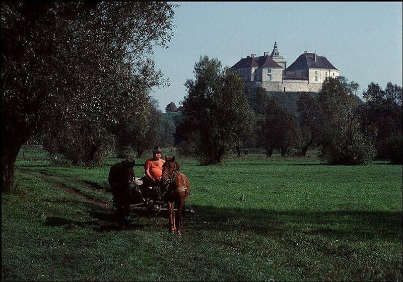 Восточный Львов, Олесский замок, построенный поляками в XIV веке. 1988 год.