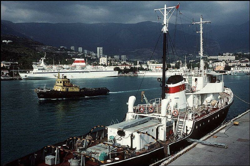 Ялтинский порт. 1988 год.