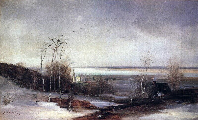 Картины Алексея Кондратьевича Саврасова (1830-1897)