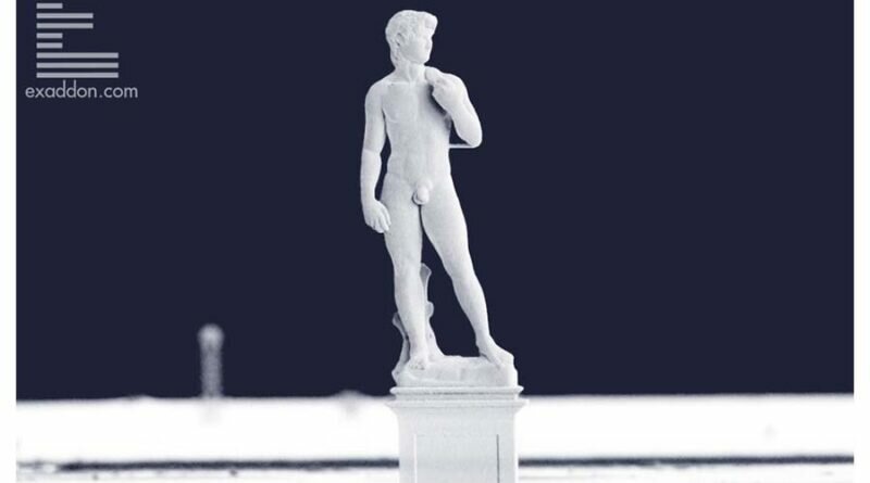 На 3D-принтере напечатали миллиметрового «Давида» Микеланджело