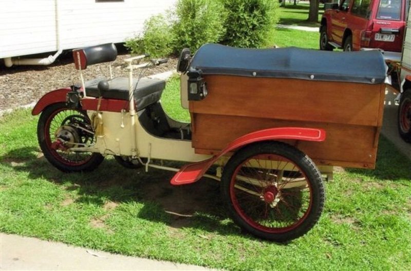 Еще один экземпляр есть в Австралии, 1908 года. Номер шасси неизвестен, двигатель у него №AW769.