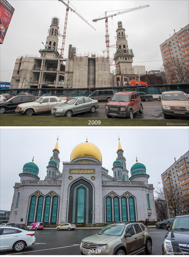 2009, строится Соборная мечеть. 