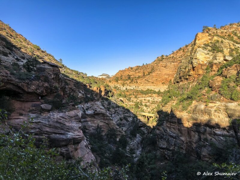 Самая легкая возможность посмотреть на каньон Зайон с высоты