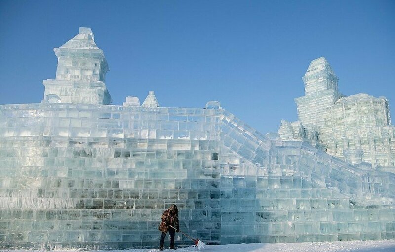 В Харбине построили "Ледяное королевство"