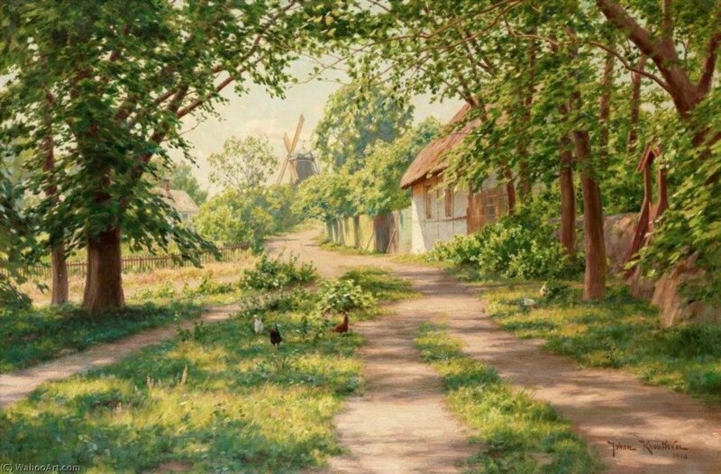 Картины Шведского художника Йохана Кроутена (1858-1932)