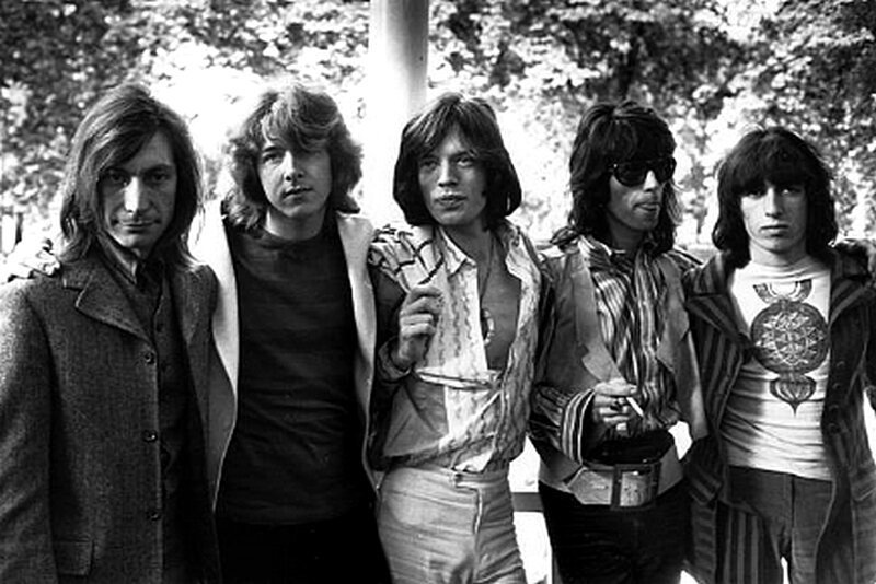 Rolling Stones в 1969 году, после смерти основателя группы Брайана Джонса.