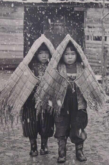 Плащи их бамбука, Япония, около 1880 года