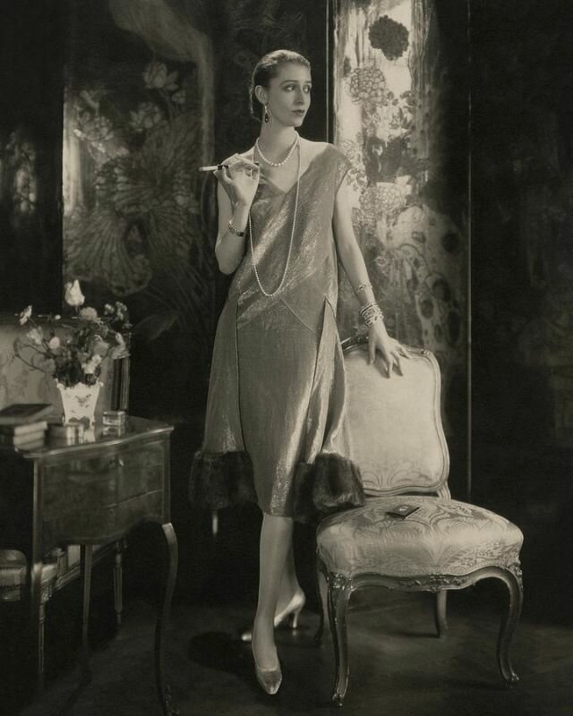 Платье от Lucien Lelong, фото Эдвард Штайхен, 1925 г.