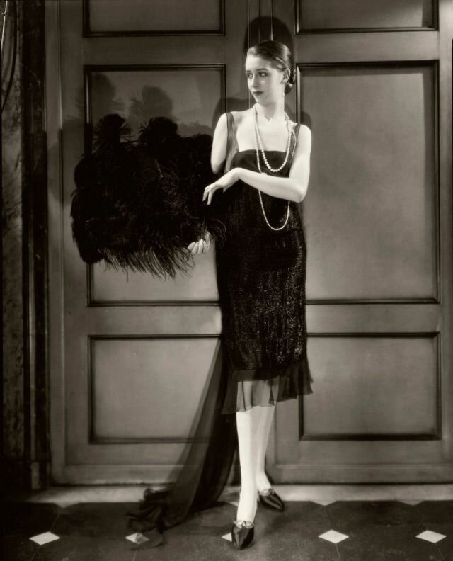 Черное платье, фото Эдвард Штайхен, 1926 г.