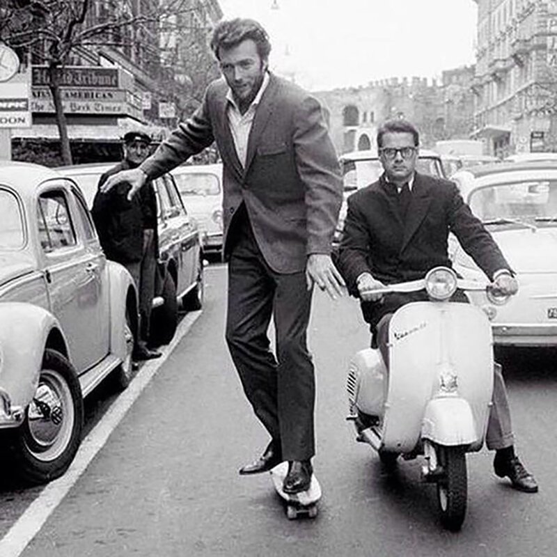 Клинт Иствуд в Риме, 1965.