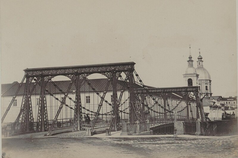 Фото до 1906 г. Пантелеймонский мост 