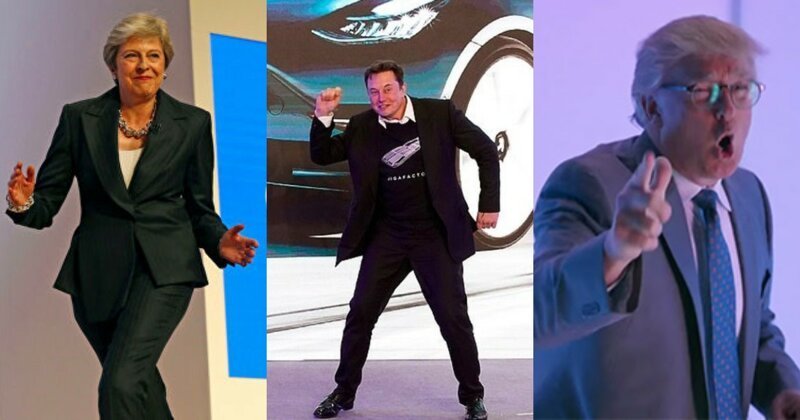 Маск, Мэй, Медведев и другие: грязные танцы знаменитостей