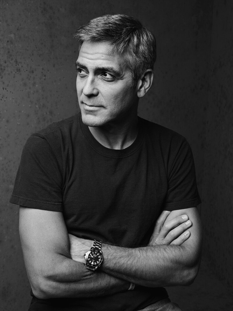 Джордж Клуни (George Clooney), фотограф Марк Абрахамс (Mark Abrahams). 
