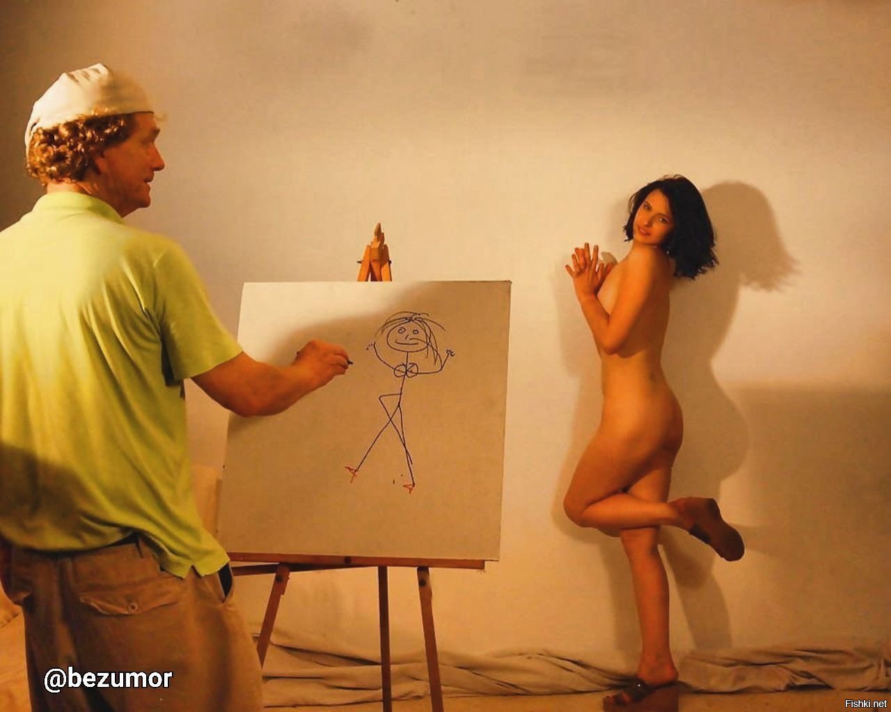 художник рисует на голых женщинах фото 3