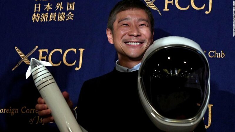 Японцу-миллиардеру теперь срочно требуется спутница для полета на Луну