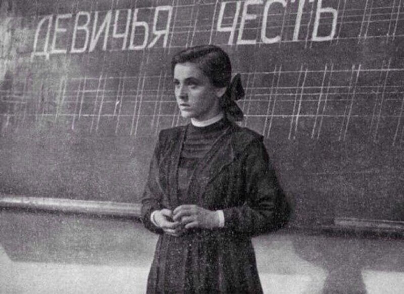 Урок в советской школе, 1960 год.