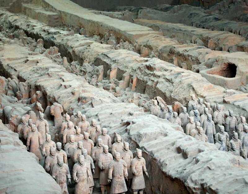 Китайским археологам открылись ещё 200 терракотовых воинов