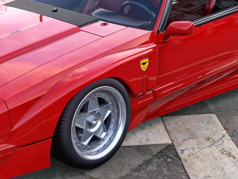 Если бы у Ferrari F40 и Ford Mustang Fox Body был ребенок, он бы выглядел вот так