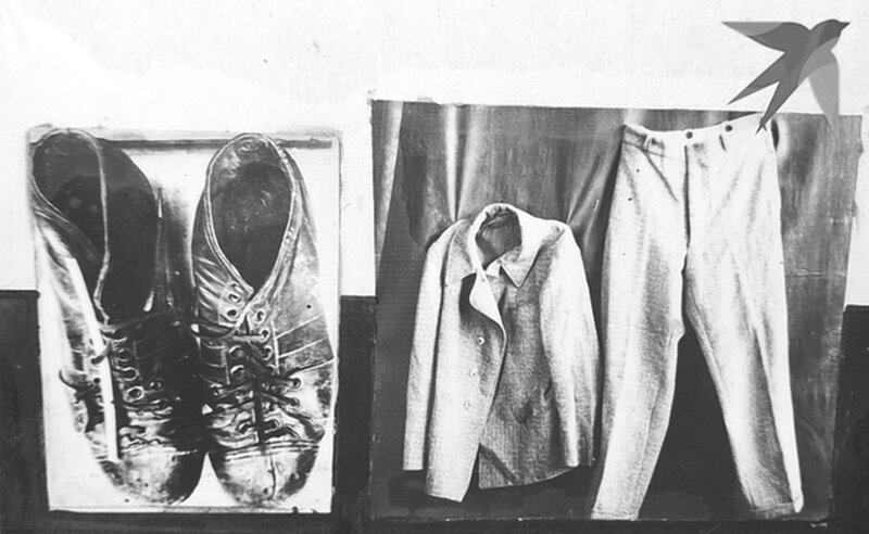 Обувь и одежда, которую вернули родителям маньяка