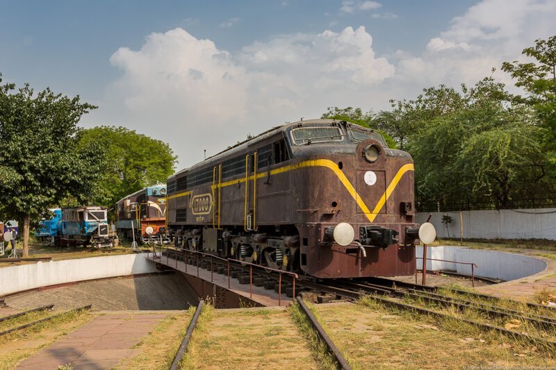 Короткая остановка в Индии. Национальный железнодорожный музей в Дели
