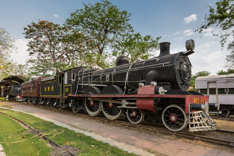 Короткая остановка в Индии. Национальный железнодорожный музей в Дели