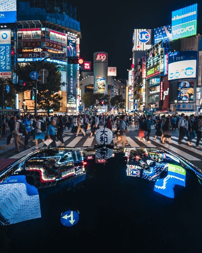 Ночь и день: потрясающие городские пейзажи из Японии